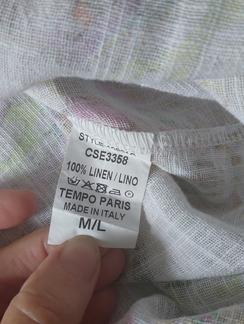 Tempo PARIS butterfly Top M/L Nwt - Picture 8 of 8